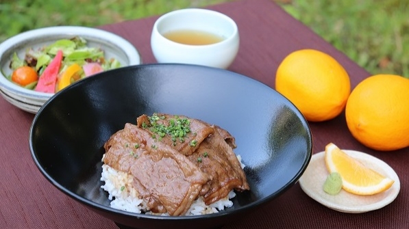 茶舎 ≪昼限定≫ 嘉穂牛 檸檬ステーキ丼はじめます